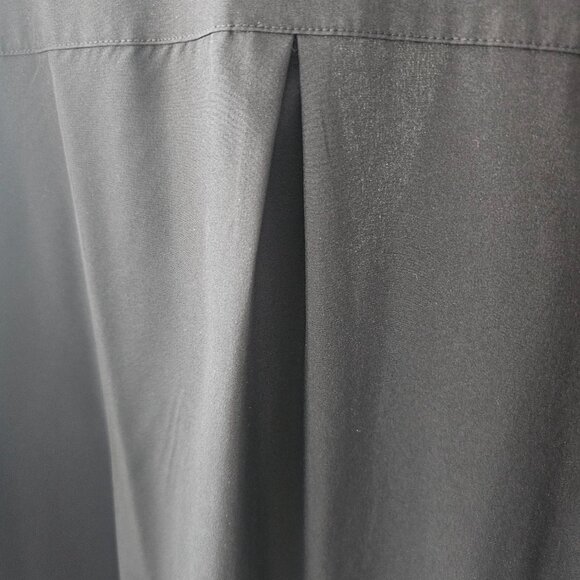 Modern Ambition Black Tuxedo-Style Button-Down Blouse - Picture 6 of 7